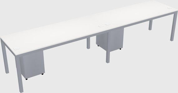 Rectangular desk