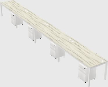 Rectangular desk