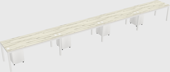 Rectangular desk