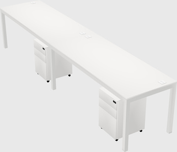 Rectangular desk