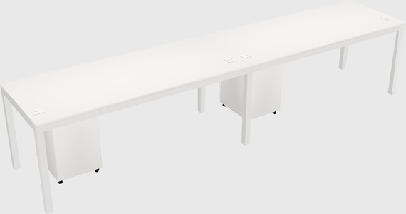 Rectangular desk