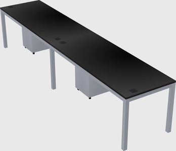 Rectangular desk