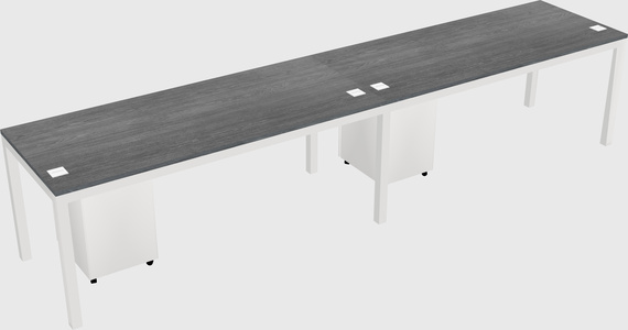 Rectangular desk
