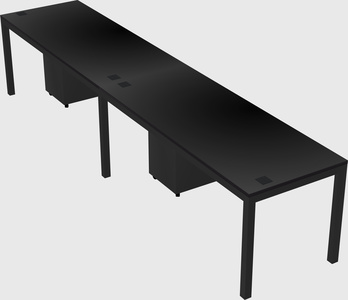 Rectangular desk