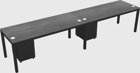 Rectangular desk