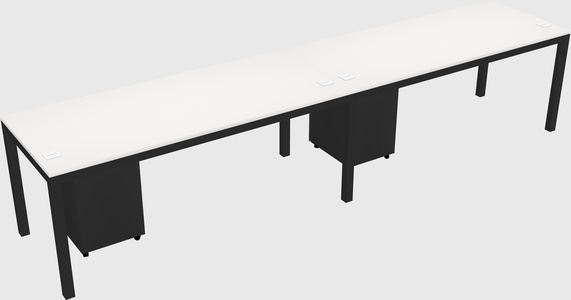 Rectangular desk
