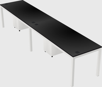 Rectangular desk