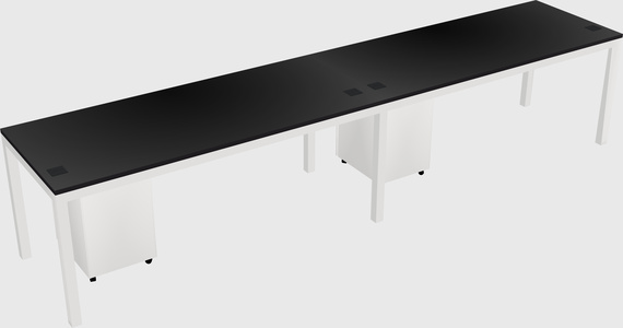 Rectangular desk