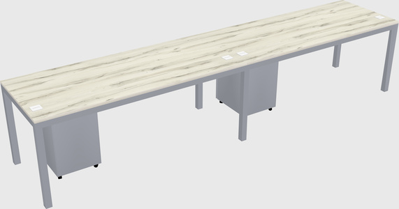 Rectangular desk