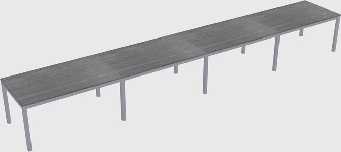 Rectangular desk