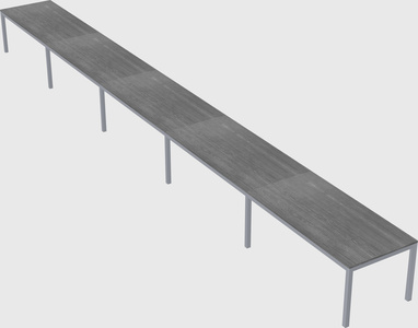Rectangular desk