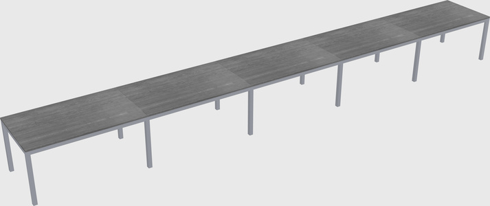 Rectangular desk