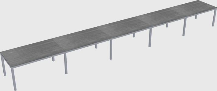 Rectangular desk