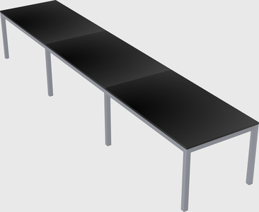 Rectangular desk