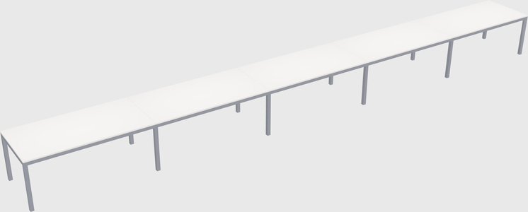 Rectangular desk