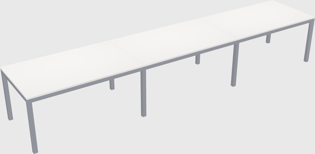 Rectangular desk