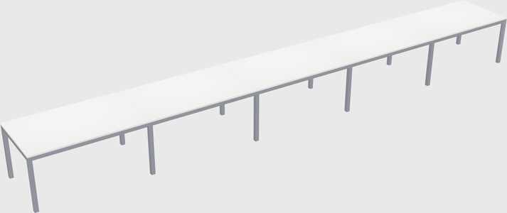 Rectangular desk
