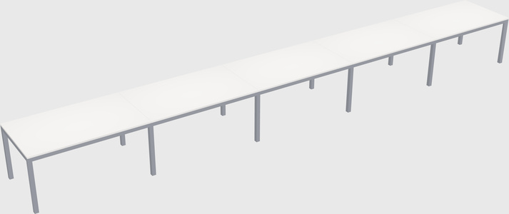 Rectangular desk