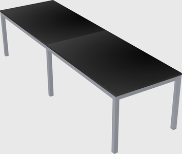 Rectangular desk
