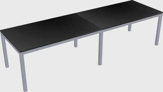 Rectangular desk