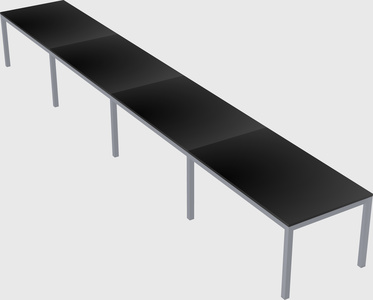 Rectangular desk