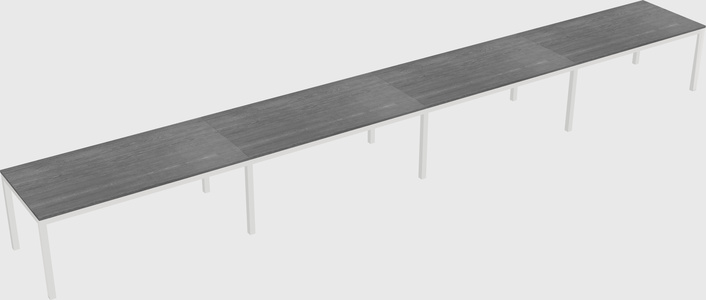 Rectangular desk
