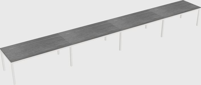 Rectangular desk