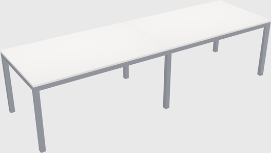Rectangular desk
