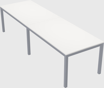 Rectangular desk