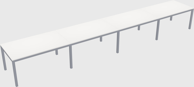 Rectangular desk