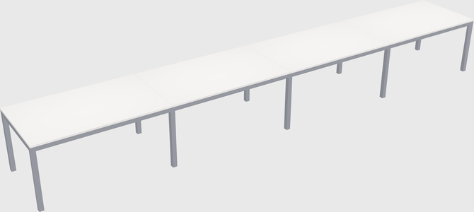 Rectangular desk