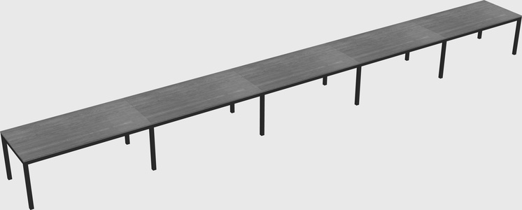 Rectangular desk