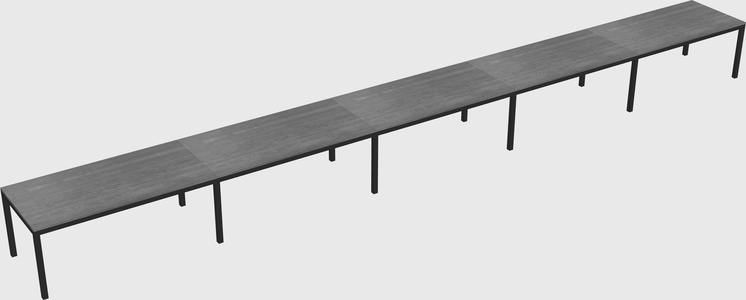 Rectangular desk