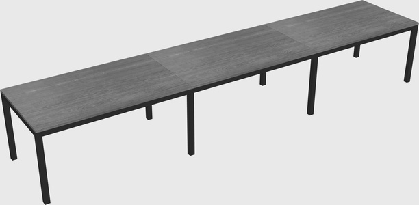 Rectangular desk