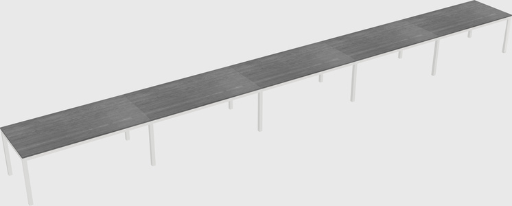 Rectangular desk