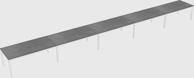 Rectangular desk