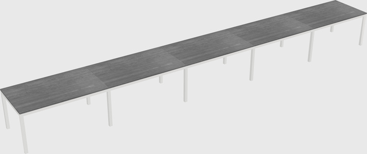 Rectangular desk