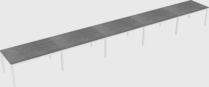 Rectangular desk