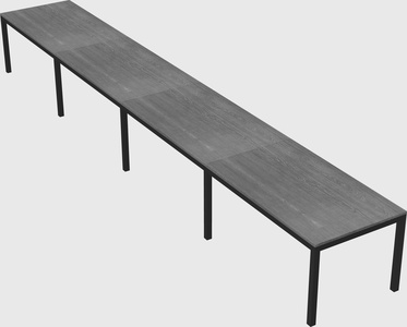 Rectangular desk