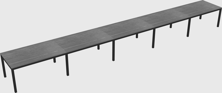 Rectangular desk