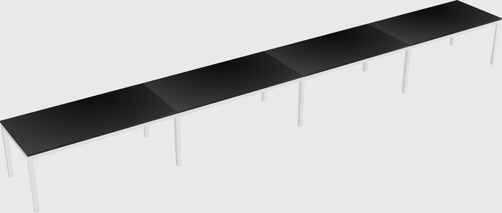 Rectangular desk