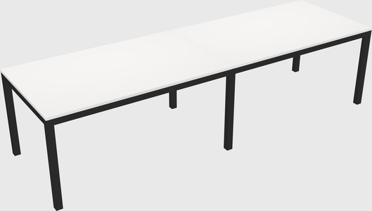Rectangular desk