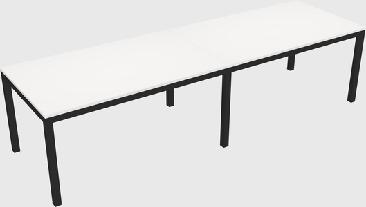 Rectangular desk
