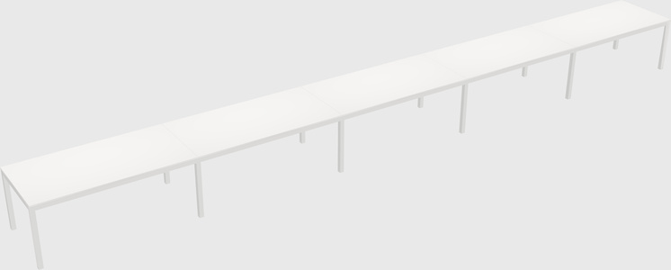 Rectangular desk