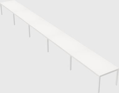 Rectangular desk