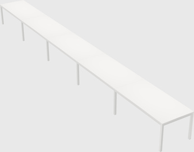 Rectangular desk