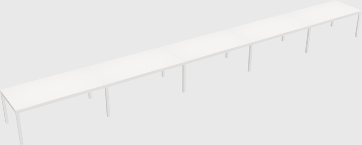 Rectangular desk