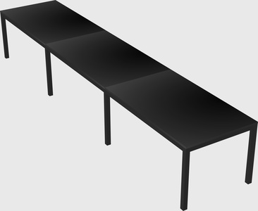 Rectangular desk