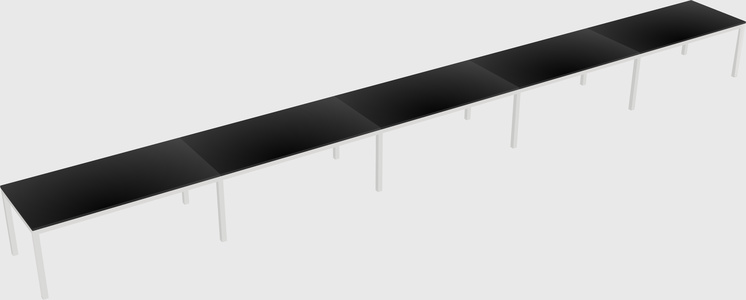 Rectangular desk