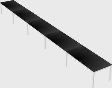 Rectangular desk